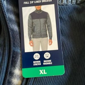men’s fullzip sweater